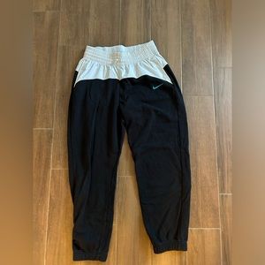 Nike sweatpants with blue detail